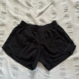 Lululemon 4 inch hotty hot shorts, size 6.